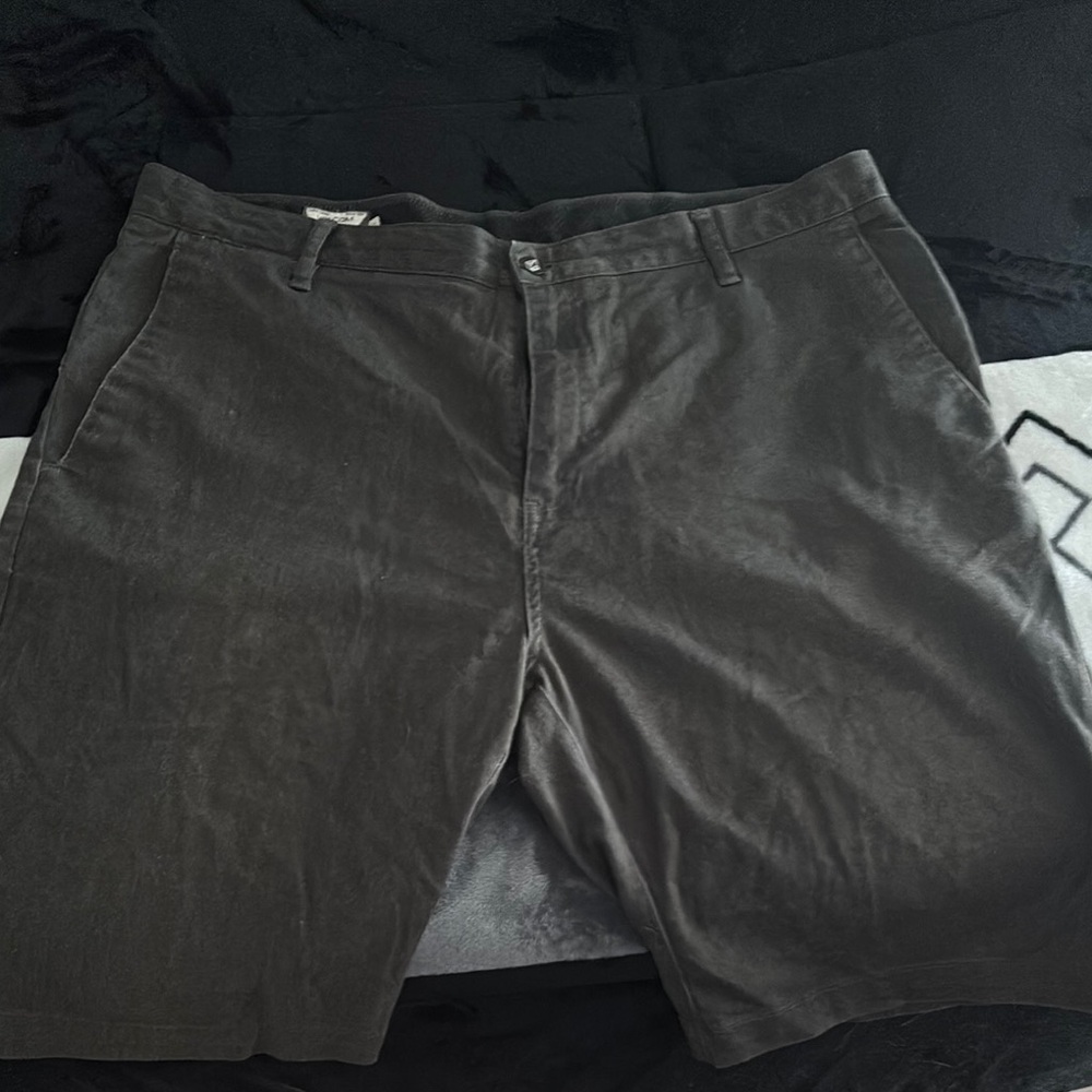 Volcom Black Flat Front Shorts Casual Style